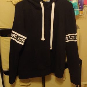 Black Hoodie Women's XL